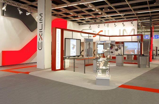 Messestand für Casio