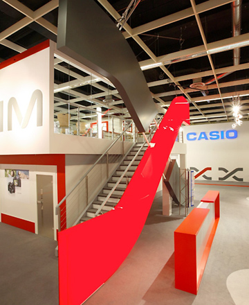 Messestand für Casio