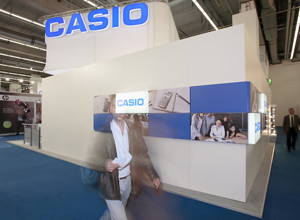 Messestand für Casio
