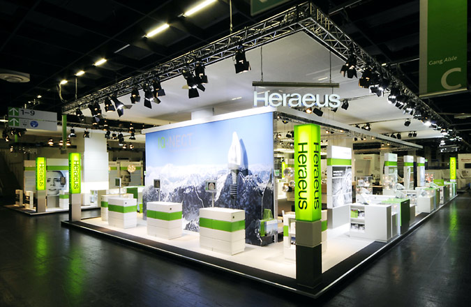 Modulares Messekonzept für Heraeus
