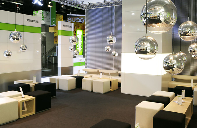 Modulares Messekonzept für Heraeus