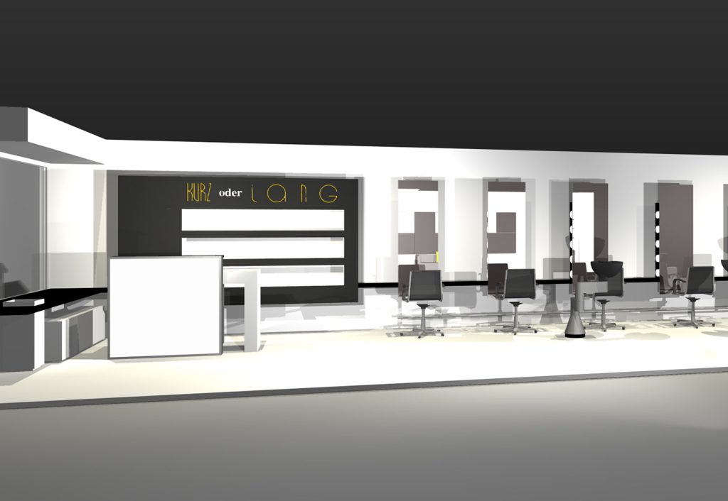 Umgestaltung eines Friseurladens